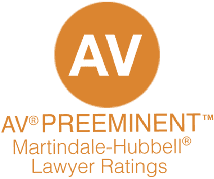 AV Preeminent (Peer Review Rated) by Martindale Hubbelll